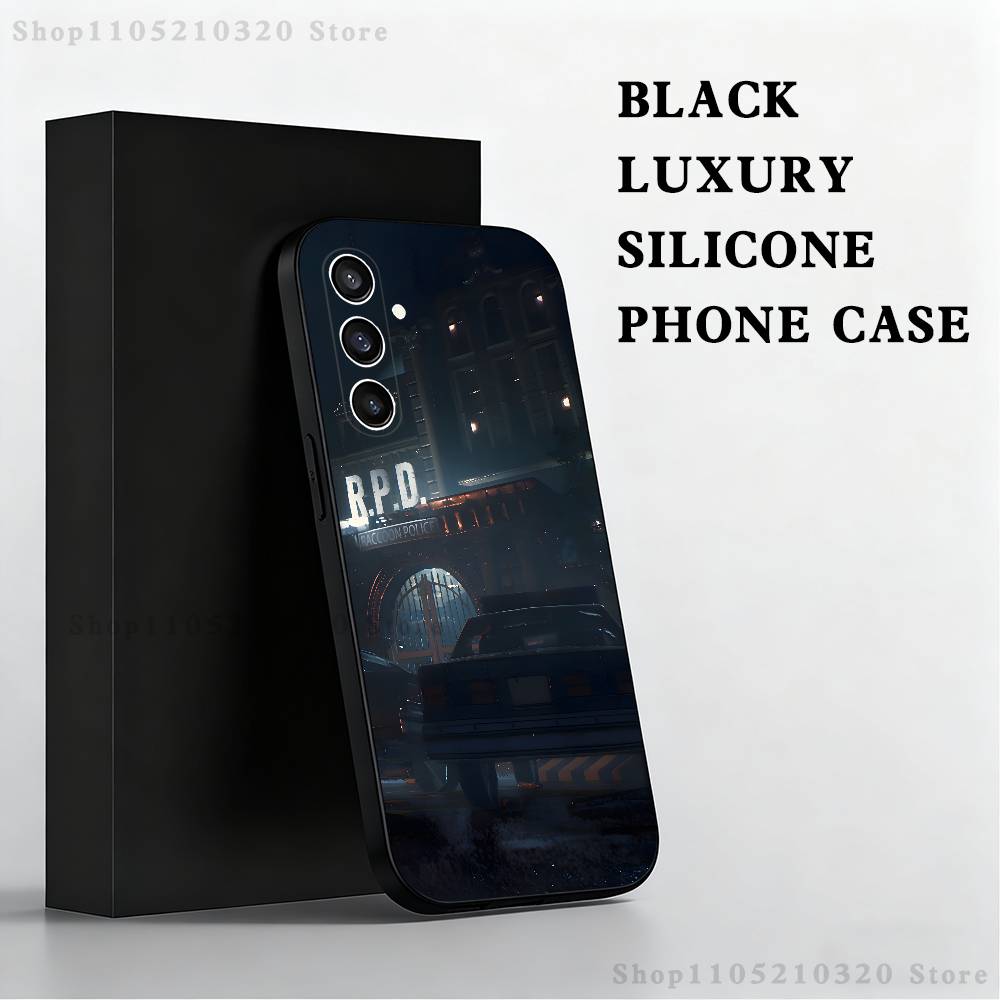 Game R-Resident E-Evil Video Phone Case For Samsung S25,S24,S21,S22,S23,S30,Ultra,S20,Plus,Fe,Lite,Note,10 Black Soft Shell