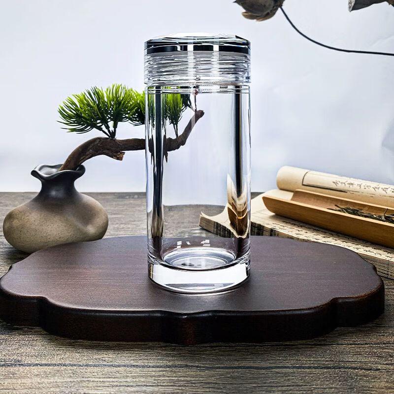 Handmade White Crystal Tea Infuser Mug