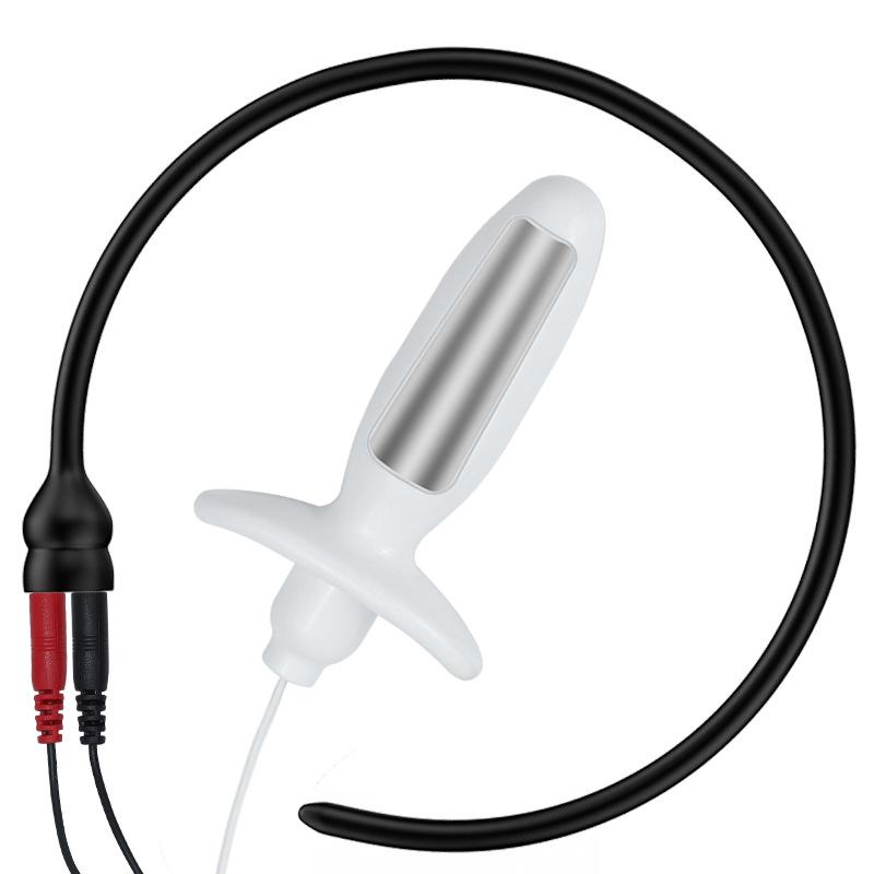 Penis Plug Dildo Electric Stimulator Vagina Dilator Horse Eye Stick Silicone Urethral Butt Plug Sounding Massager Adult Sex Toy