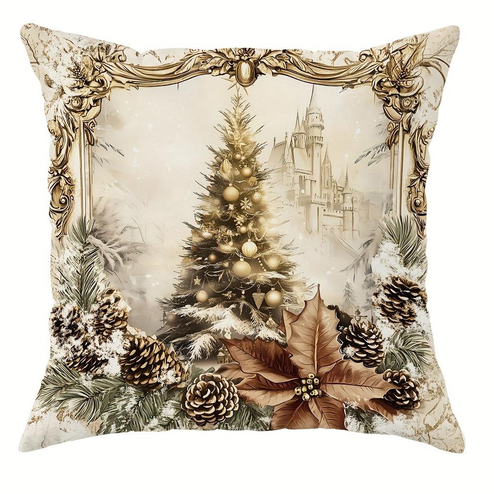 1pcs Christmas Cushion Covers for Home ,Suitable for Christmas Home Decoration Pillowcase, Without Pillow Core.