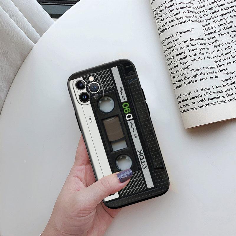 Cassette Vintage Tape Phone Case for Samsung Galaxy S20 S21 Ultra FE Plus A26 A30 A30S A31 A52 A42 A50 A50S
