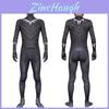 Premium Quality 2018 Halloween Costume Black Panther Necklace Jumpsuit Mask Ensemble