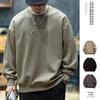 Men's American Style Fleece Hoodie, 380g, Loose Fit, Plus Size, Round Neck, Casual Jacket for Autumn/Winter, Trendy Brand.