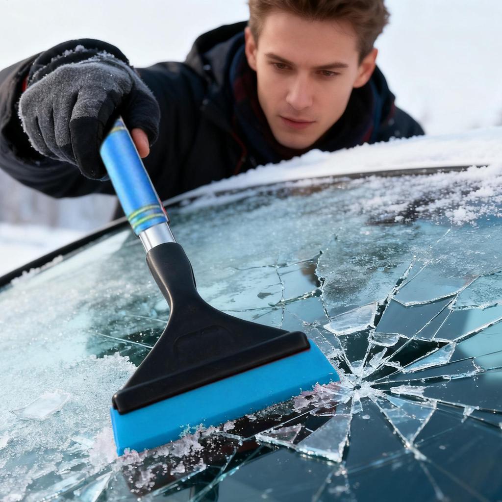 Ice Scrapers for Car Windshield Ergonomic Telescopic Detachable Automotive Window Cleaning Shovel for Vehicle Truck SUV Window