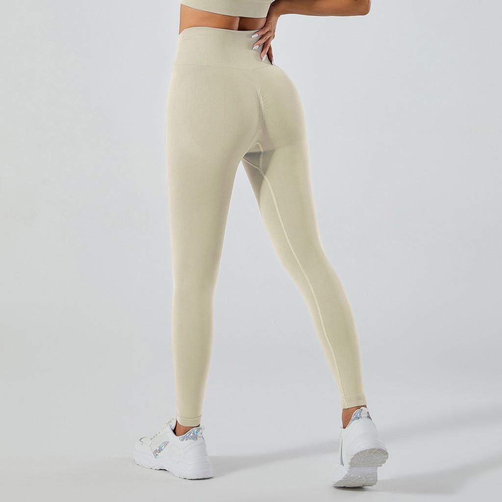 Seamless Yoga Pants For Women High Waist Tummy Control Sport Leggings For Running Fitness