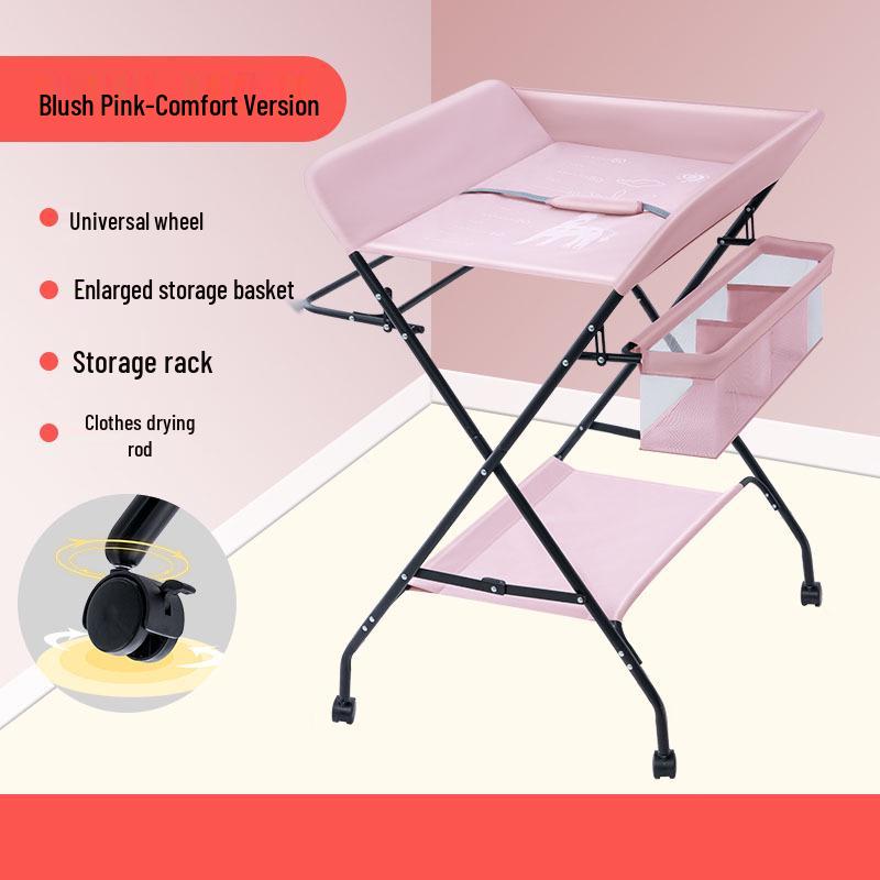 Portable Baby Changing Table: Multifunctional, Foldable & Washable for Diaper Changes and Massages