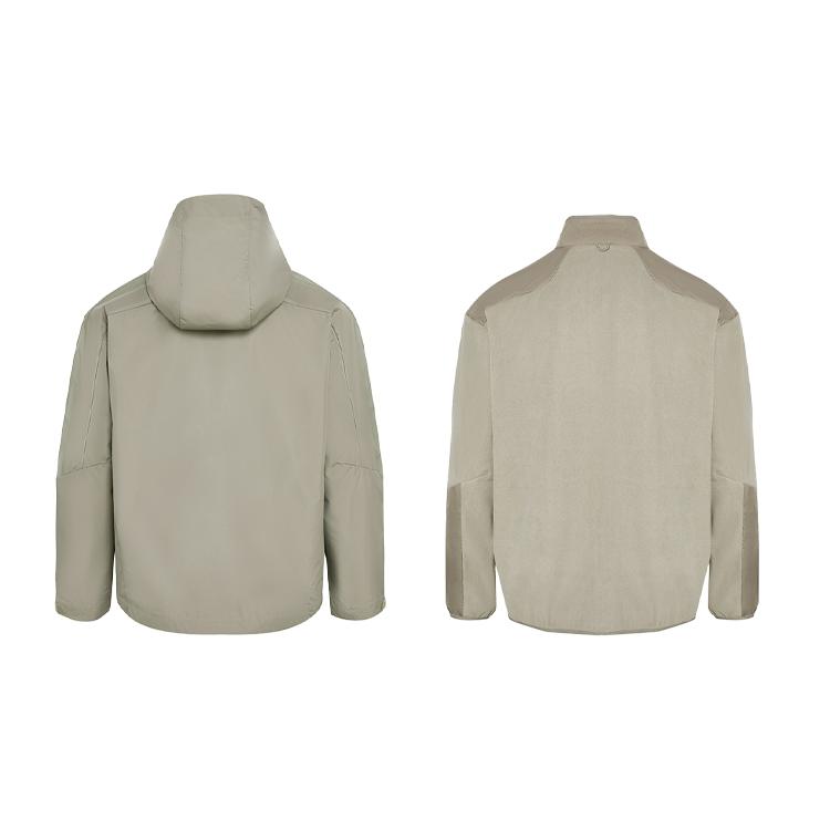 Adidas DWR FW25 TH 3 In 1 Water-Resistant Fleece Lined Zip-Up Hooded Jacket Men jackets KW4766