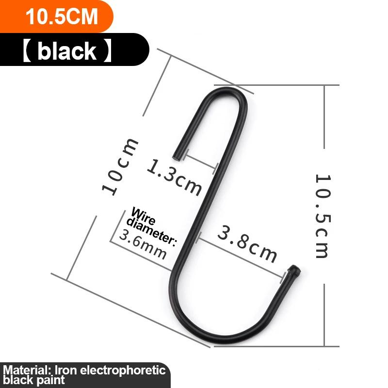 5/10pcs S-Shape Hook Stainless Steel Clothes Bags Towels Hanging Rack Multi-function Kitchen Bedroom S Hooks Railing Hanger