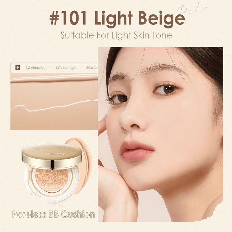 FOCALLURE - Fond de Teint Cushion Mat Sans Pores - 4 Couleurs