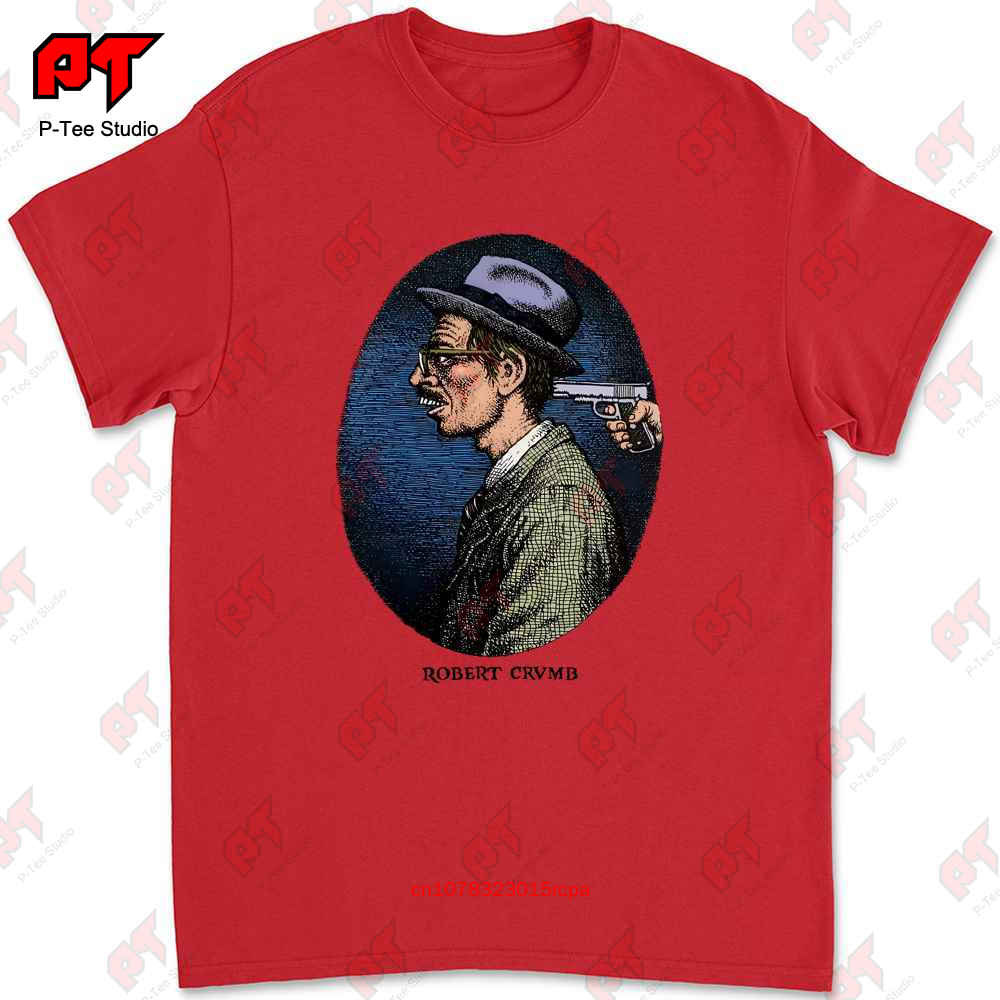 R Crumb Gun Self Portrait T Shirt Robert Underground Comix MIQ7 S