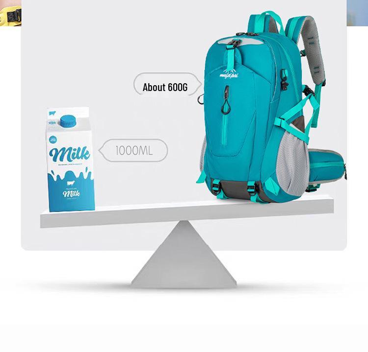 Unisex Large Capacity Lightweight Hiking Backpack for Outdoor Travel and Mountaineering