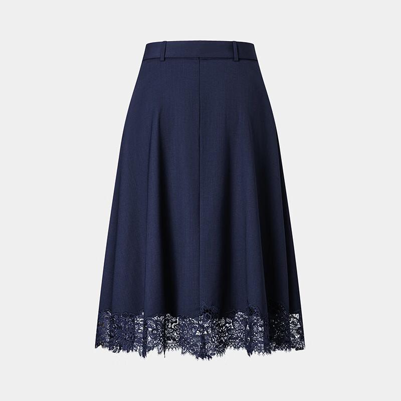 PORTS Women's Lace Mid-Length High-Waist Skirt