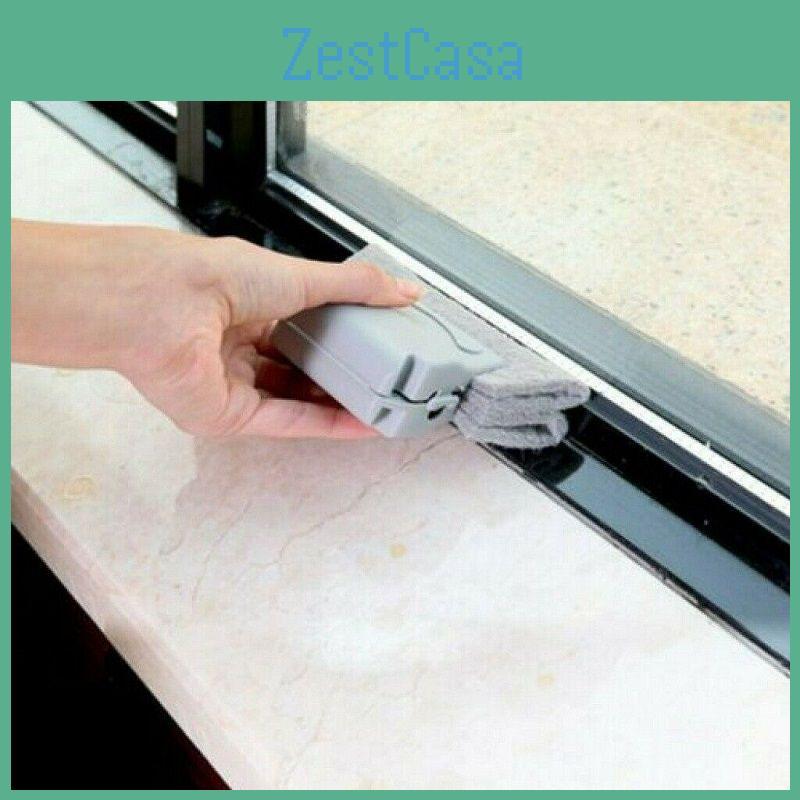 Window Door Track Cleaning Brush Gap Groove Dust Cleaner Corner Cleaning Magic