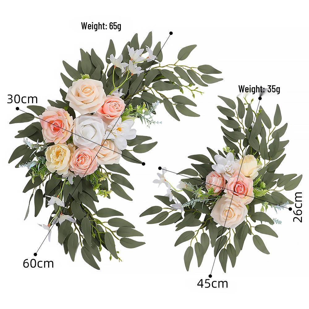 

Wedding Welcome Sign & Floral Arrangement Cross-Border Bestseller рожевий