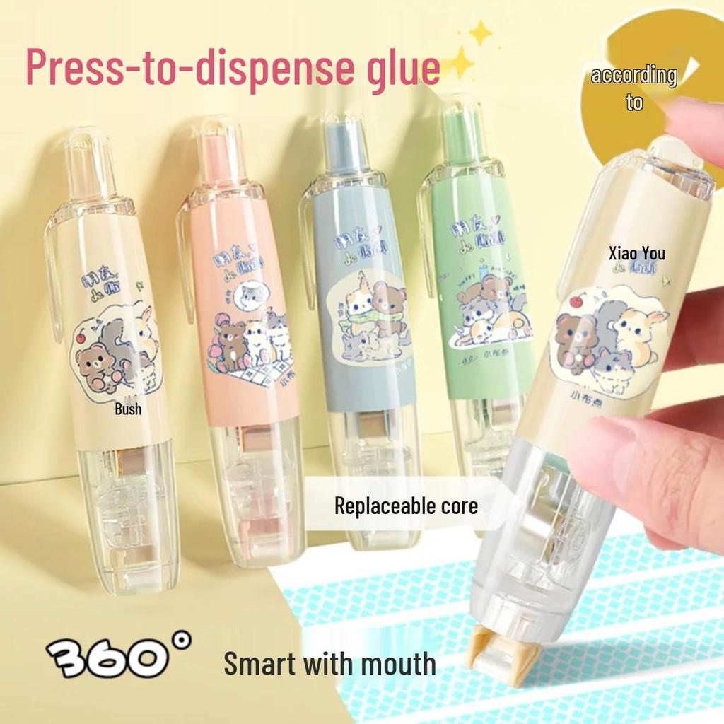 Student Click-Type Dot Glue for Scrapbooking: Mini, Smooth, Stain-Free Adhesive