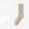 Female Spring and Autumn Warm Cotton Sweat Absorbing Deodorizing Anti Pilling Long Tube Stack Socks