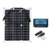 18V Solar Panel Kit Complete 15W Portable Outdoor USB Rechargeable Solar Cells Plate Power Bank for Camping Emergency