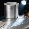 Car Exhaust Pipe Heat Wrap Aluminum Foil Sticker Anti-Scald High Temp Insulation Shield for Auto Motorcycle Manifold Protection