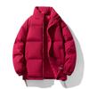 Winter Warm Jackets for Men Quilted Casual Lightweight Windproof Coat With Pockets Stand Collar Work Windbreakers Jacket Men's Thermal Cargo Jackets