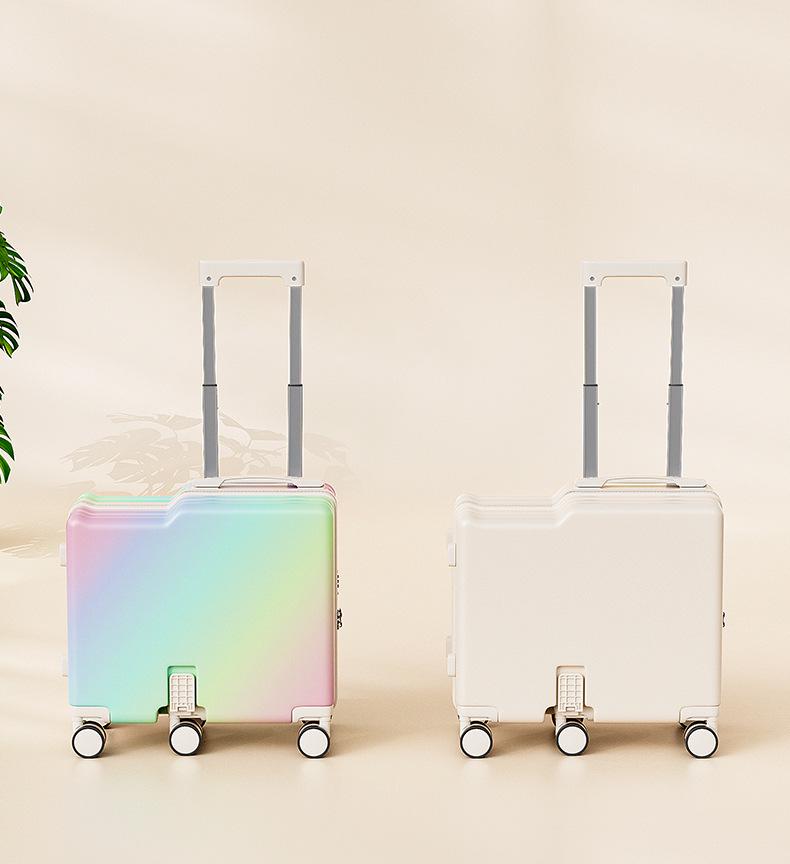 Children's 20" Ride-On Suitcase with 6 Wheels and Universal Trolley Handle