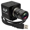 Câmera de Arma ELP Lente de Foco Variável 2.8-12mm Webcam USB 100fps Zoom Óptico 4x 2MP 1080P 30fps CMOS OV2710 Preto