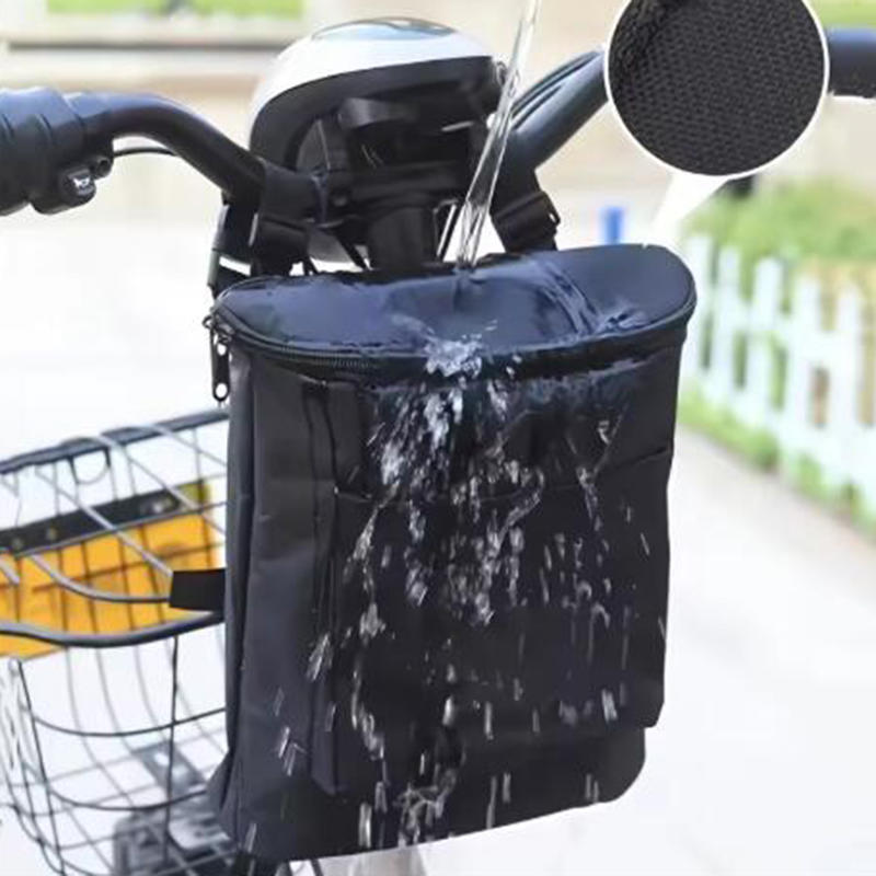 Oxford Cloth Handlebar Bag Removable Storage Bag Suitable For Motorcycles And Electric Vehicles Large Capacity Pouch