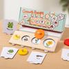 Learning Puzzle Game for Kids Montessori Learning  Educational Children Toys  Playsets Wooden Sorting Matching Board Growth Process Cognize Preschool