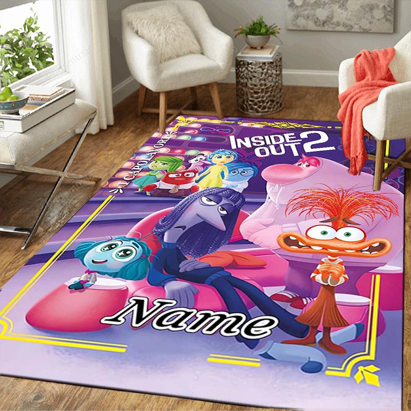 Custom 1Pc Inside Out Emotions Rug Office Carpet Indoor Outdoor Entrance Doormat Nonslip Soft And Comfortable Living Room D91681