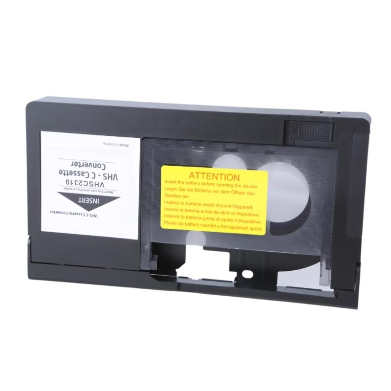 Convert Your Memories VHS C SVHS Tape Adapter, VHS C To VHS Cassette Adapter Effortless Video Transfer To Digital Output