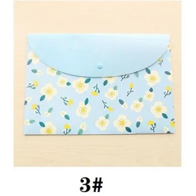 Durable Folder Snap Rabbit A4 File Case Kawaii Animal Document Organizer Storage Bag Office School Supplies Stationery Kids Gift