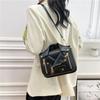 Personalized Rivet Leather Jacket Bag 2025 New Korean Version Fashion Candy Color Foreign Style Women's Shoulder Small Square Bag Pu