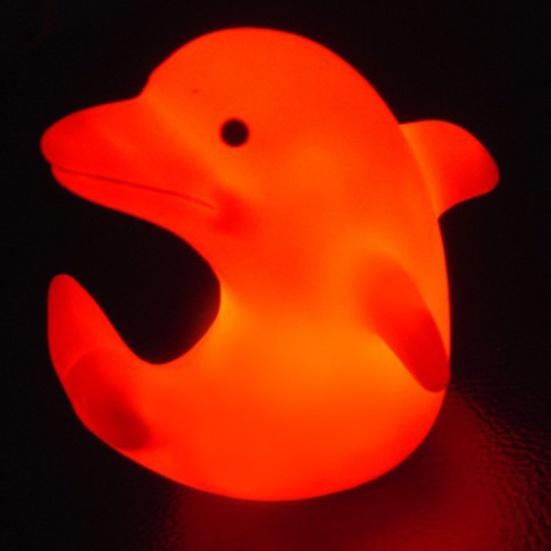 Lampe LED Nuit Dauphin Mignon 7 Couleurs Changeantes Décoration Maison Chambre d'Enfants