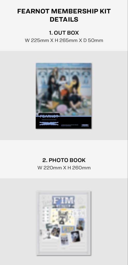 [USED] LESSERAFIM FANCLUB FEARNOT MEMBERSHIP