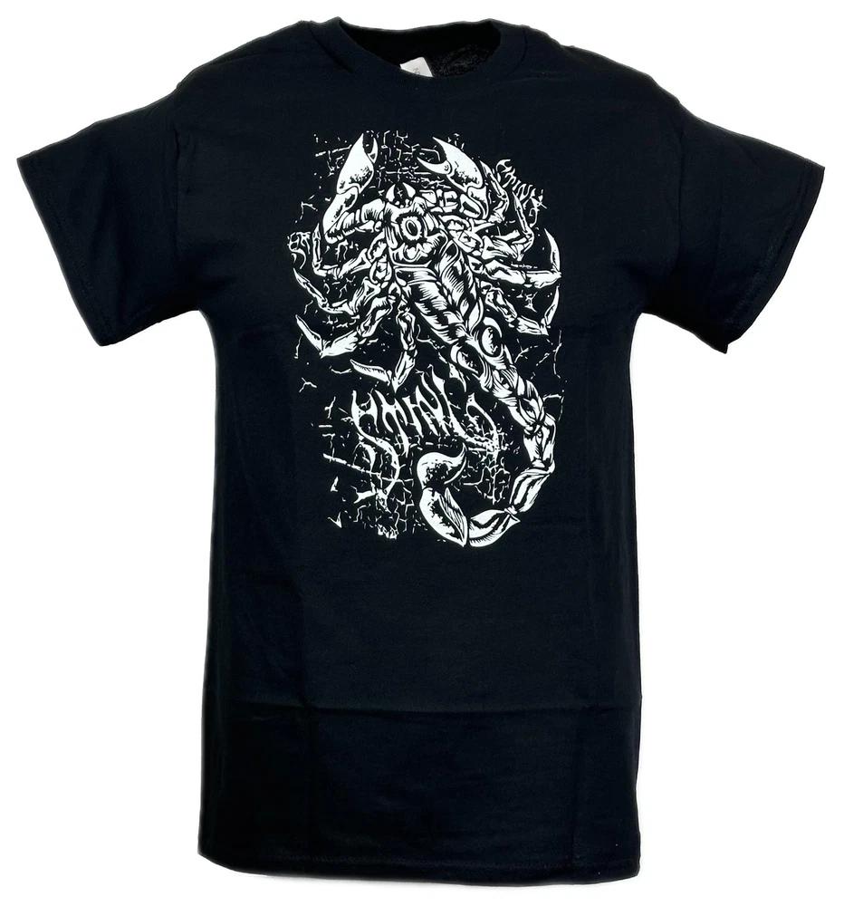 Sting White Scorpion Unisexs Black Tshirt S