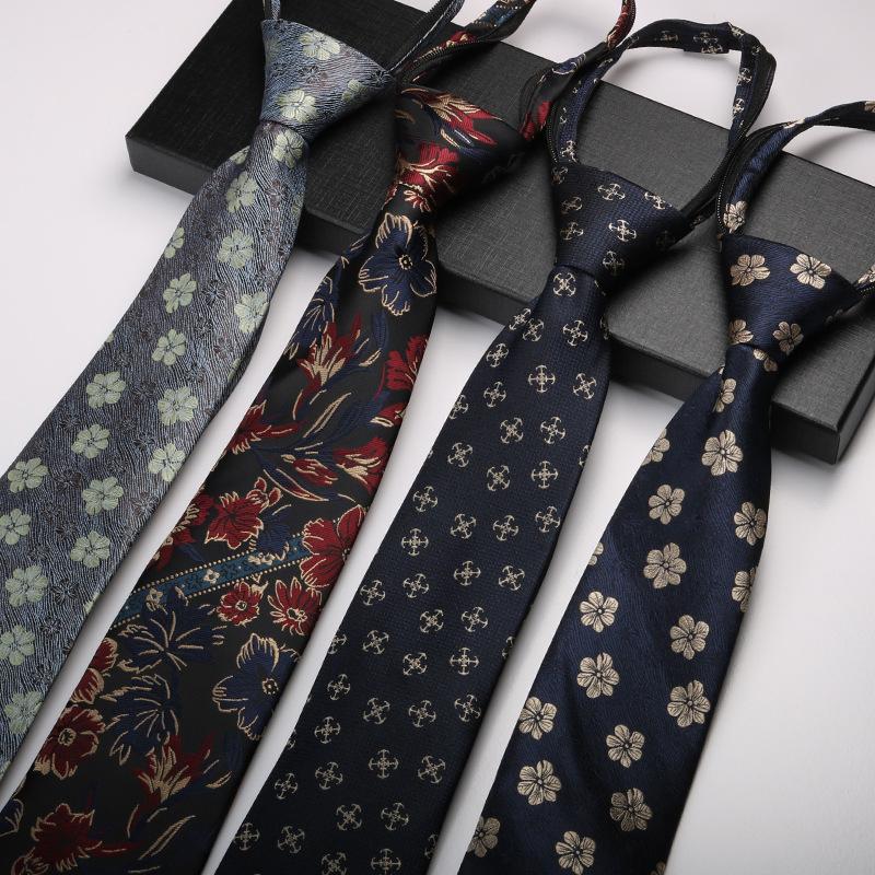 Krawatte Herren Formelle Kleidung, Business 8cm Arbeit Reißverschlusstyp Professioneller Bräutigam Lässig Hochzeit Freizeit