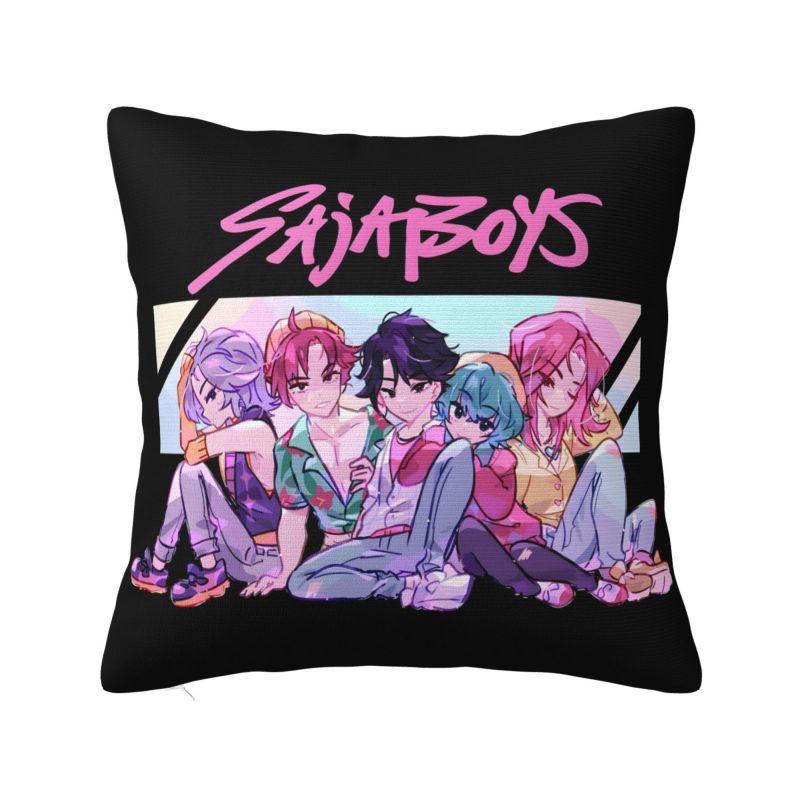 Vlastní povlak na polštář v severském stylu Kpop Hunter Demons 40x40cm Polyester Huntrix Povlak na polštář na pohovku Čtvercový povlak na polštář