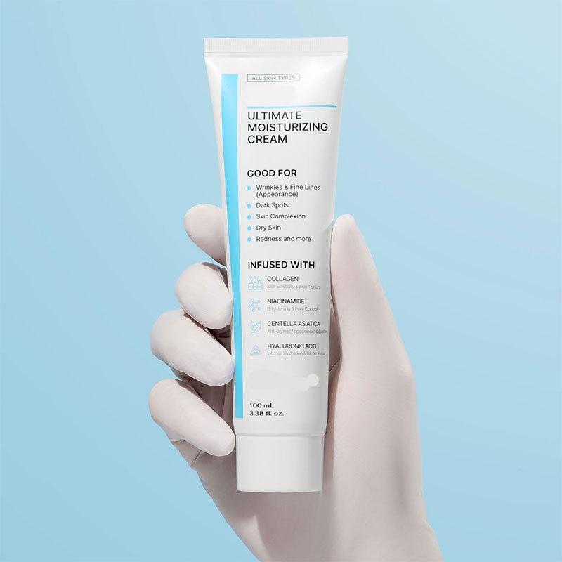 Niacinamide Hyaluronic Acid Moisturizing Cream, Daily Hydration Face Cream for Dry Skin, Brightening & Nourishing, Suitable for Sensitive Skin, 50ml