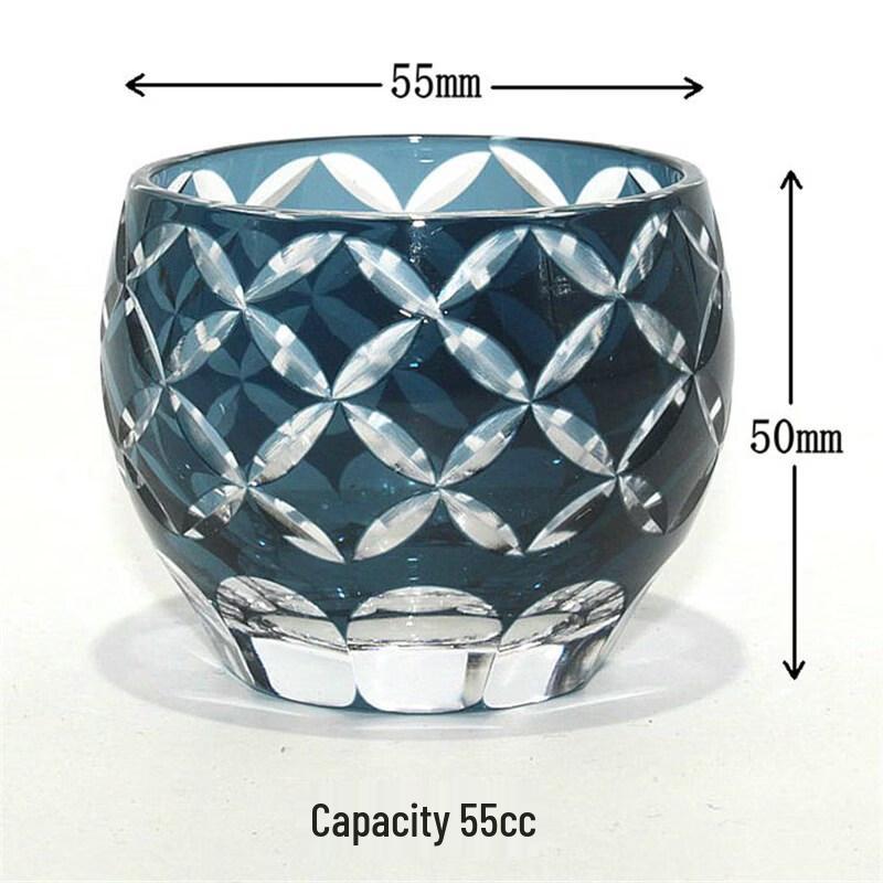 

Edo Kiriko Style Japanese Sake Glass
