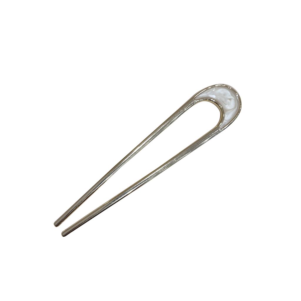 Vintage vlásenka ze slitiny ve tvaru U pro tradiční a elegantní účesy ve starověkém čínském stylu