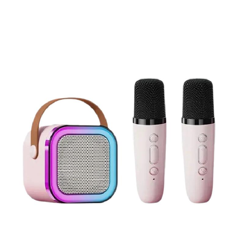 Portable K12 Bluetooth Speaker With Wireless Microphone Ideal For Outdoor Ktv And Home Singing