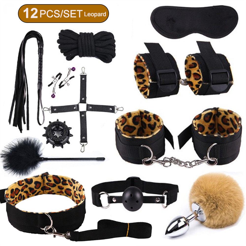 Sex Toys Set for Adult 18 Couple Flirt Game Handcuffs Anal Plug Vibrators  Erotic Products for Sexy Shop Sextots Woman