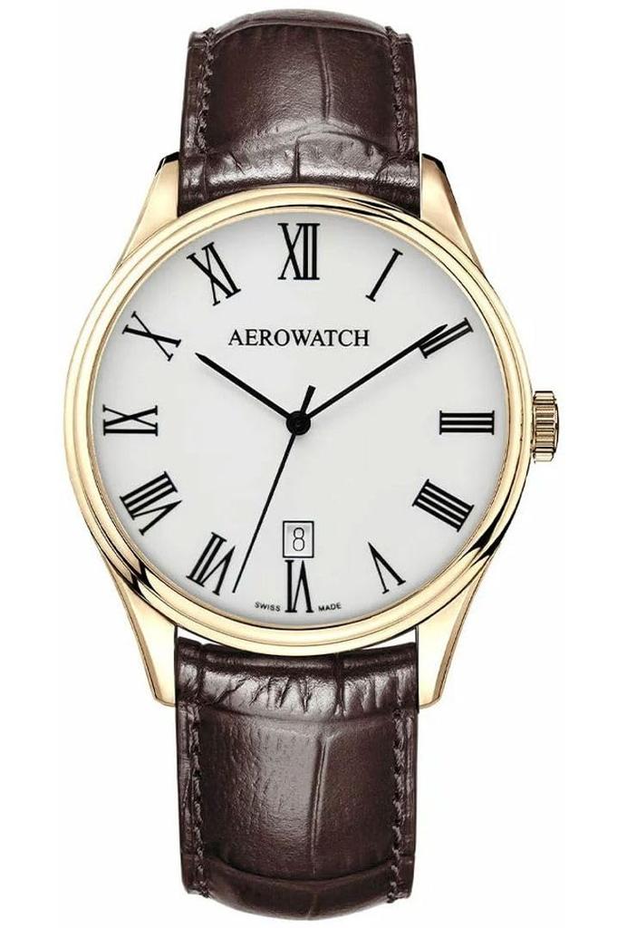 AEROWATCH Date Swiss A42102 JA02 Watch, Made,