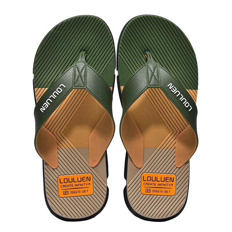 Beach Flip Flop Summer Men's Slippers Massage Sandals Fashion Breathable Casual Shoes 2024 New Hot Shoes Zapatos Hombre  Shoes