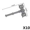 Mittelalterliche Militärzubehör Bausteine Ritter Figuren Waffe Schild Rüstung Helm Speer Bogen Armbrust Axt Hammer Spielzeug K026