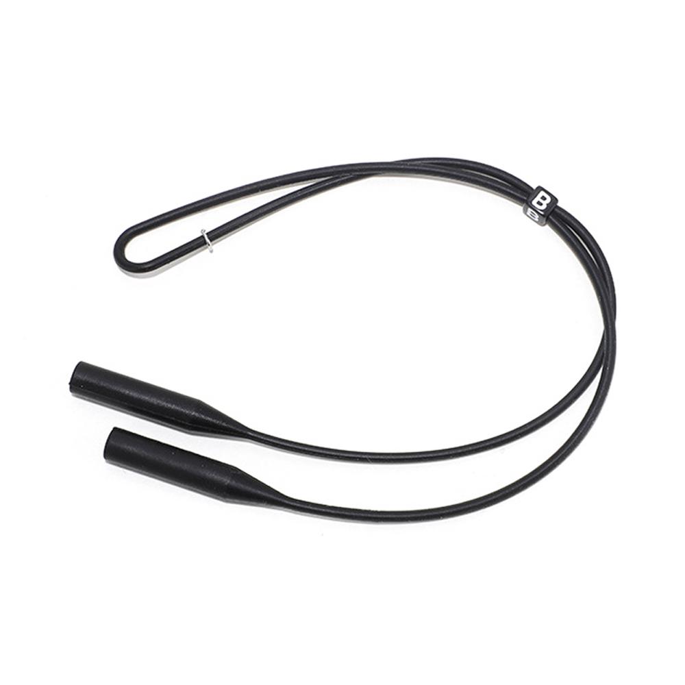 

Silicone world Adjustable Silicone Eyeglasses Straps Sunglasses String Ropes Glasses Chain Sports Holder Elastic Anti Slip Cords чёрный