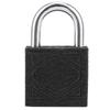 Padlock Brass Core and Thickened Black Iron Door Lock for Home Dormitory Portable Padlock50mm