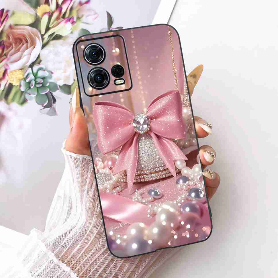 For Motorola Moto S30 Pro 5G XT2243-2 Case Cartoon Cat Butterfly Silicone TPU Black Cover For MOTO S30 Pro 5G Phone Shell Bumper