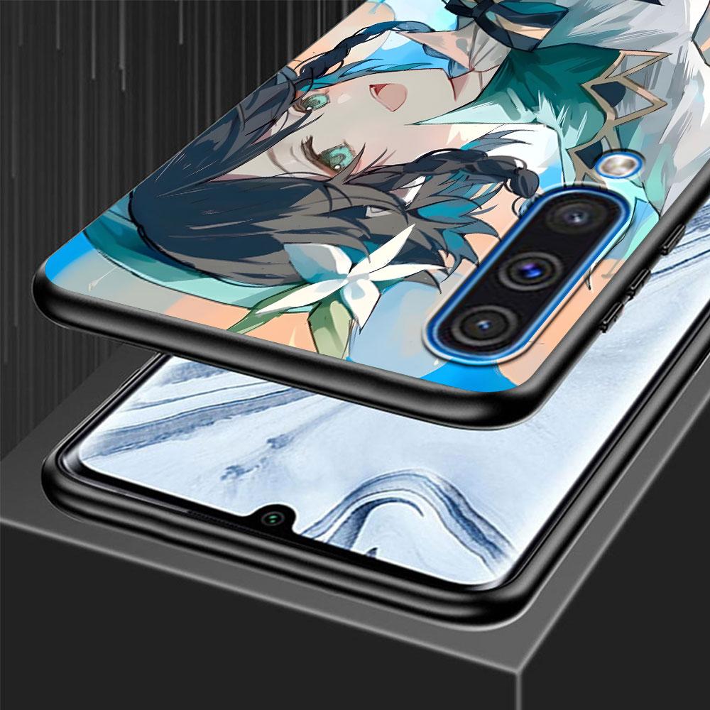 Barbatos Genshin Impact Case for Samsung Galaxy A10s A50 A50s A02s A03s A20 A30 A20e A70 A70s A20s A30s A10 Black Phone Cover