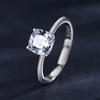 Tancise Classic 925 Sterling Silver  Zircon Ring Ladies Jewelry Wedding Promise Party Gift