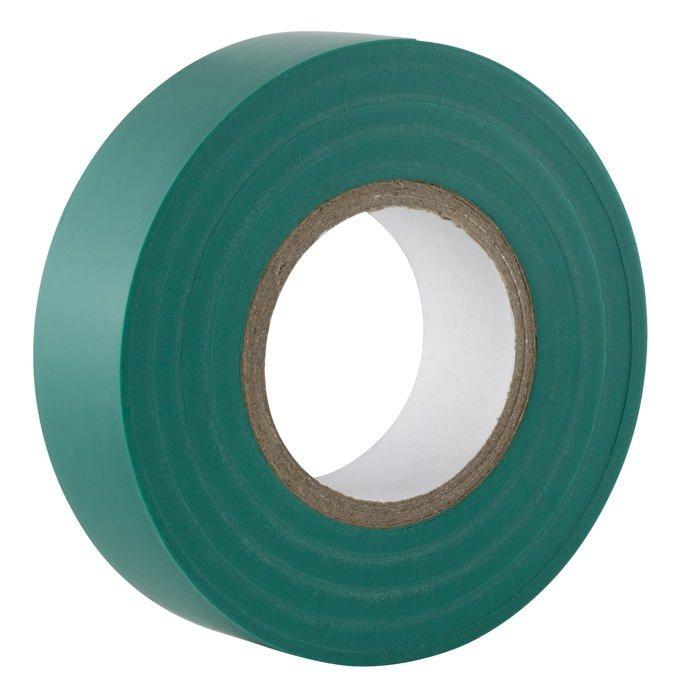 Ruban Adhésif Électrique - GOCABLETIES - GCTPVC2019GRE - PVC - 20 M X 19 Mm - Vert